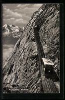 Pilatusbahn, Bergbahn an der Eselwand mi