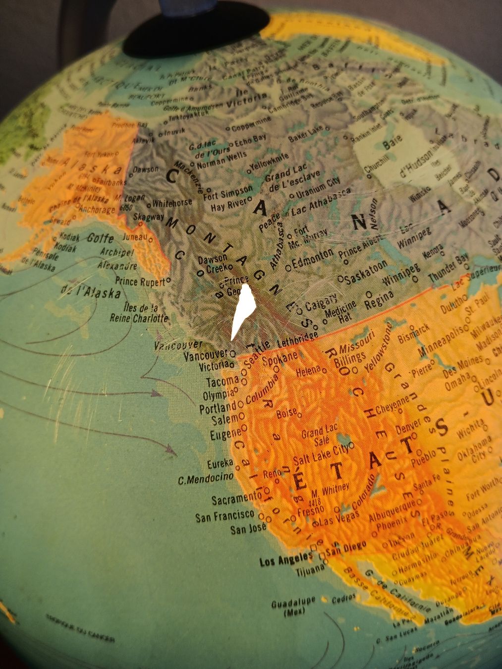 Lampade: mappemonde lampe globe – Usato da Lausanne venduto da Grabock 4