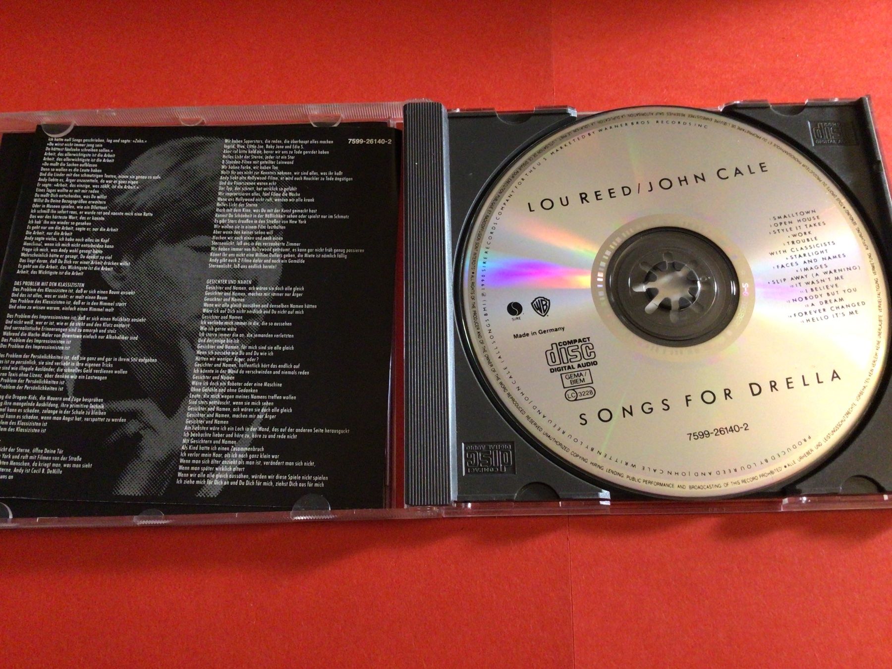 CDs: Lou Reed/John Cale - Songs for Drella CD 1990 – Gebraucht aus Steinach von Quarkie 1