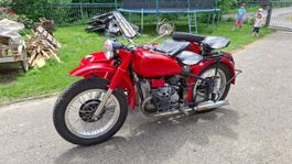 Seitenwagen Motorrad Ural Oldtimer