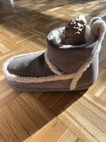 Inuikii Classic Shearling Low Boots - Grey - Size 41