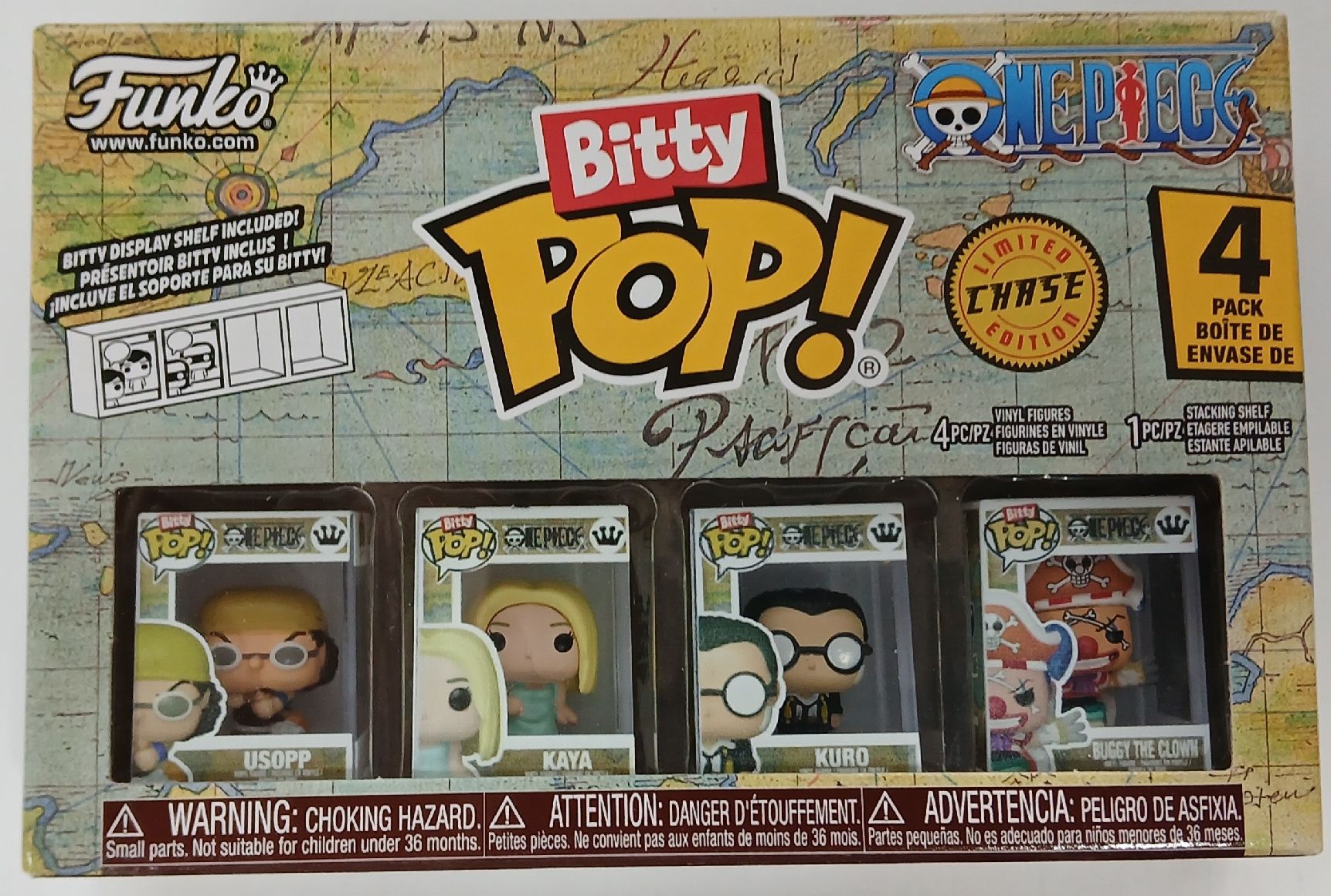 Funko Statuette: Bitty Pop One Piece 4 pièces – Nuovo e nell'imballaggio originale da Le Sentier venduto da Funko-Pop-1979