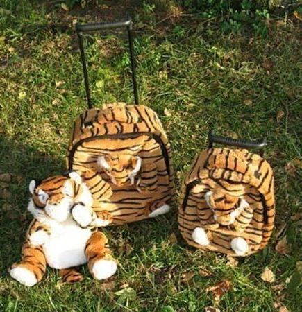 3 teiliges Köfferli-Set Tiger, NAGELNEU!