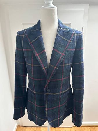 Original Polo Ralph Lauren Karo Blazer - 100% Wolle - US 8