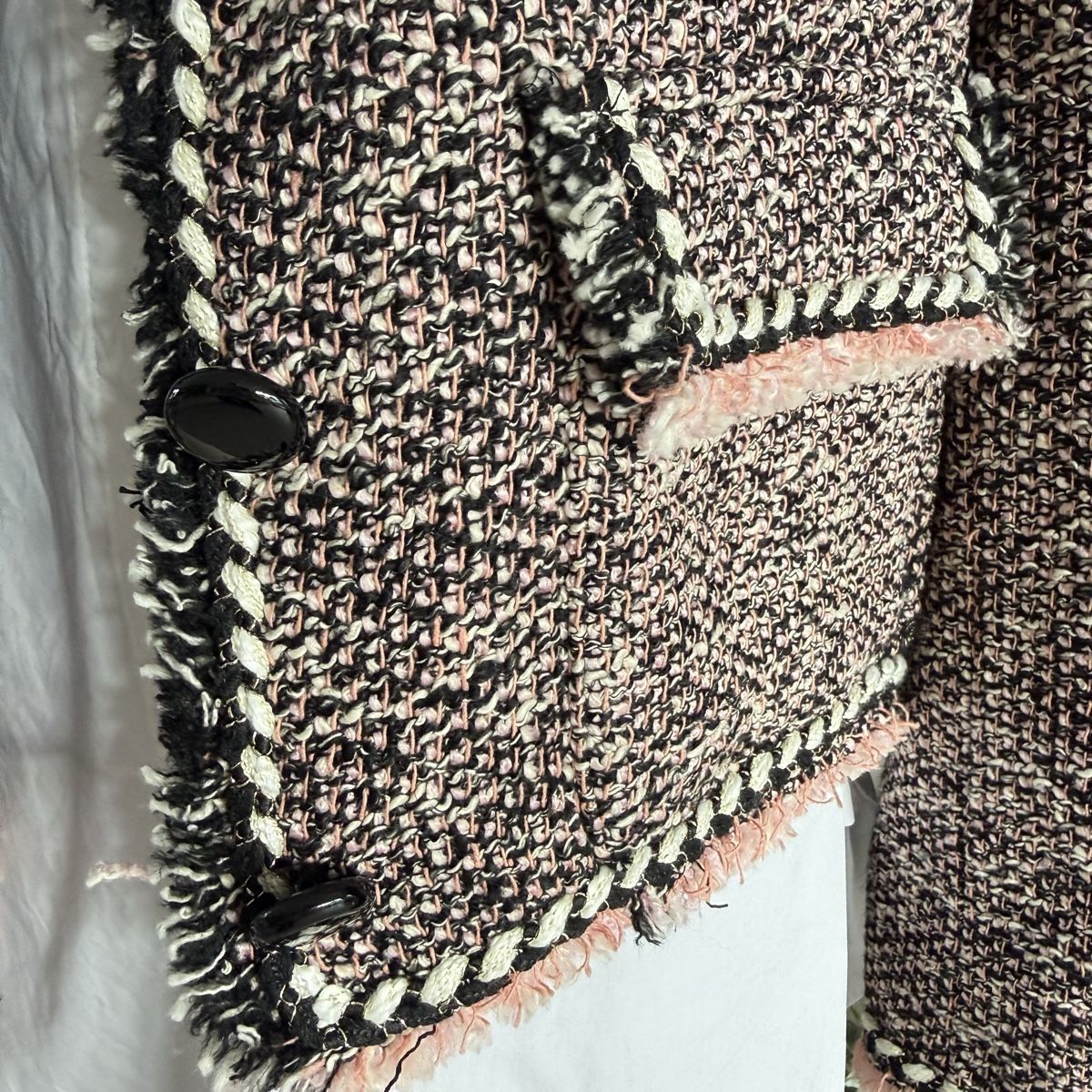 Mango Giacche: Mango Boucle Blazer rosa-schwarz XL – Nuovo (secondo la descrizione) da Wettswil venduto da toskana2002golf 2