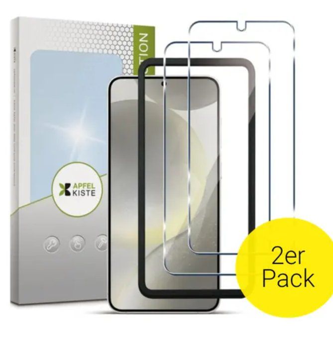 Panzerglass Cover & Protezioni schermo: Galaxy S25 FE Lederhülle + 2-er Set Panzerglas – Nuovo e nell'imballaggio originale da Uttigen venduto da Casino10 1