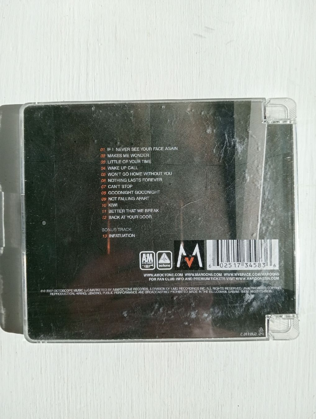 CD: Maroon 5 - It Won't Be Soon Before Long CD - Top Hits – Usato da Allschwil venduto da Evgeniia78 2