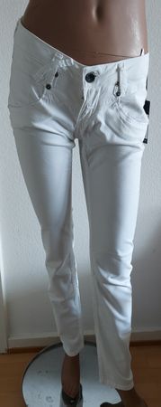 Neue Gang Gwen Slim Jeans Weiss Grösse 28