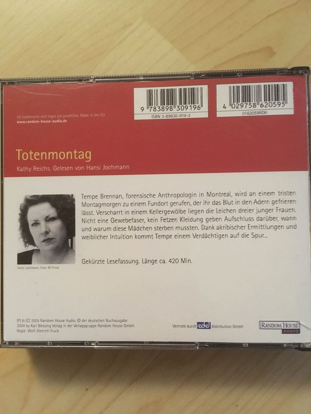 Hörbücher: Katy Reichs Totenmontag – Gebraucht aus Däniken SO von Sonjab0 1