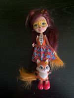 Poupée Enchantimals et son ami renard roux, comme neuf!