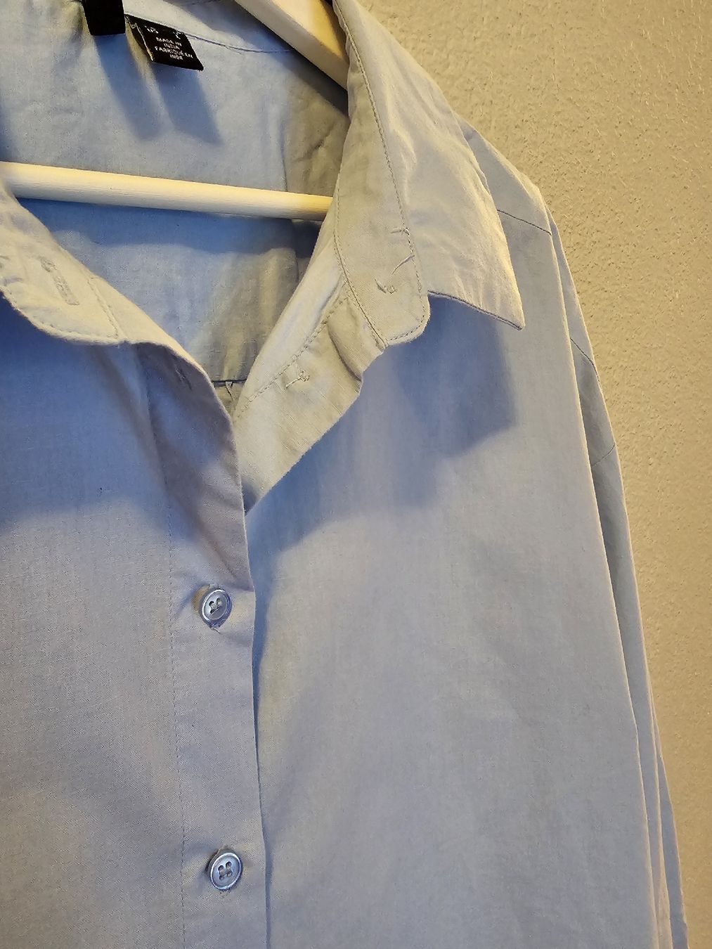 Vero Moda Camicette: Vero Moda Oversize Hemd Hellblau, Gr. L – Usato da Bern venduto da Oscarella 1