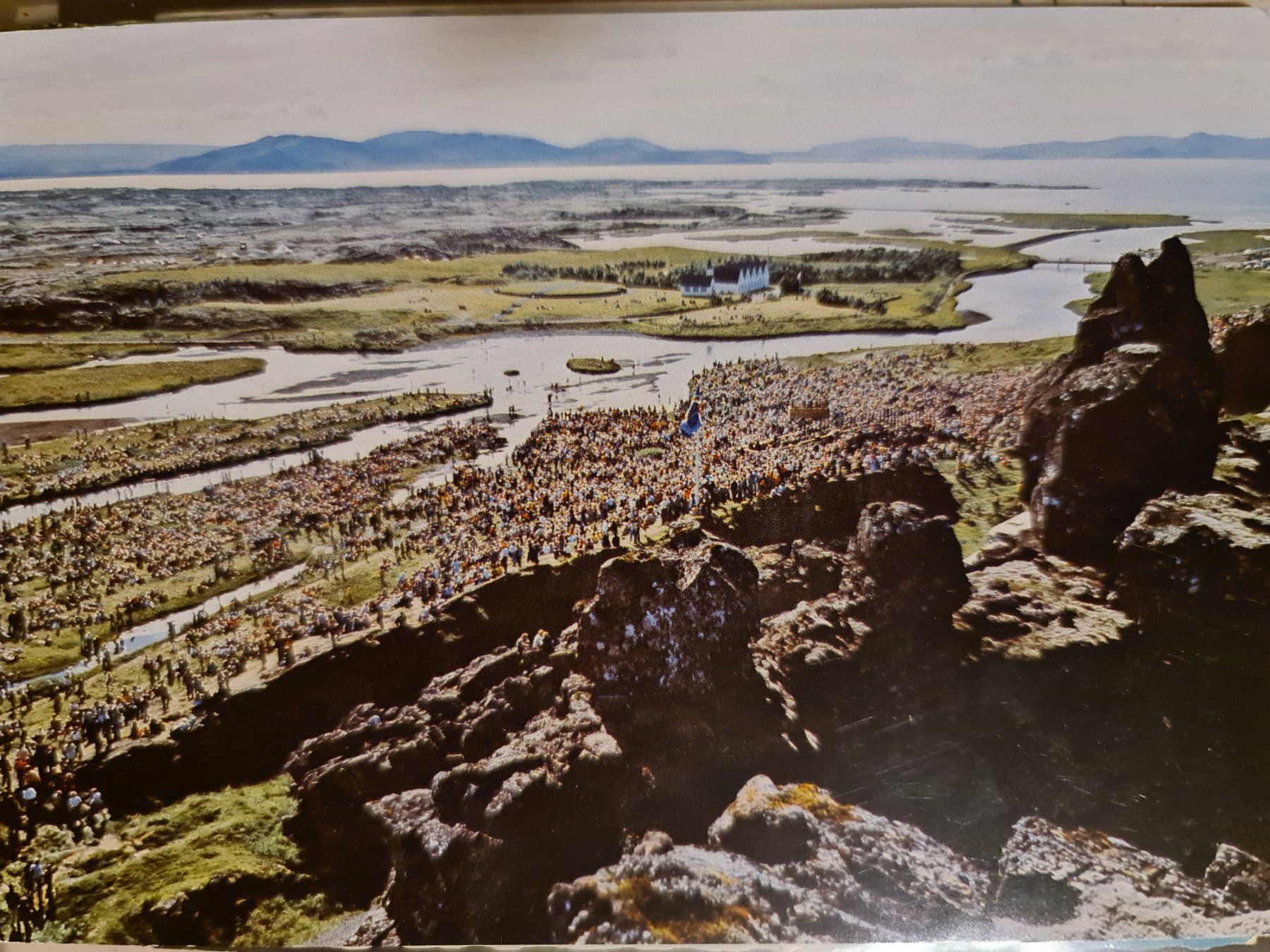 Cartoline postali: Island Postkarte Thingvellir – Usato da Dintikon venduto da Vexi