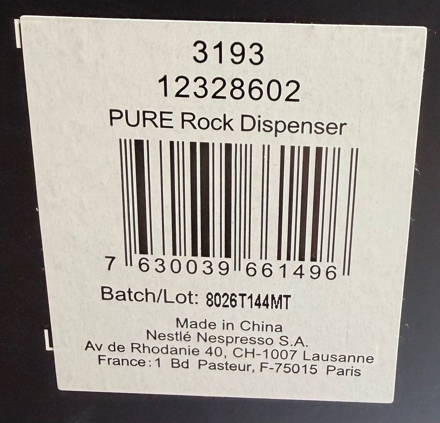 Nespresso Macchine per caffè & Macchine per espresso: Nespresso Pure Rock Dispenser Originale – Nuovo e nell'imballaggio originale da Savosa venduto da Accipe_Oblatam 4