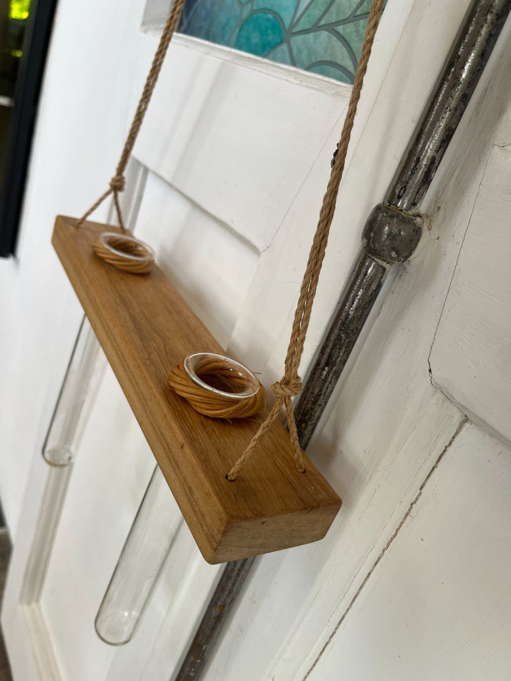 Vasi & Recipienti: Support fleurs Soliflore verre et bois – Usato da Seiry venduto da vanille08 6