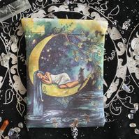 Beutel Säckli Hülle für Tarot Karten Edelsteine Wicca Motiv