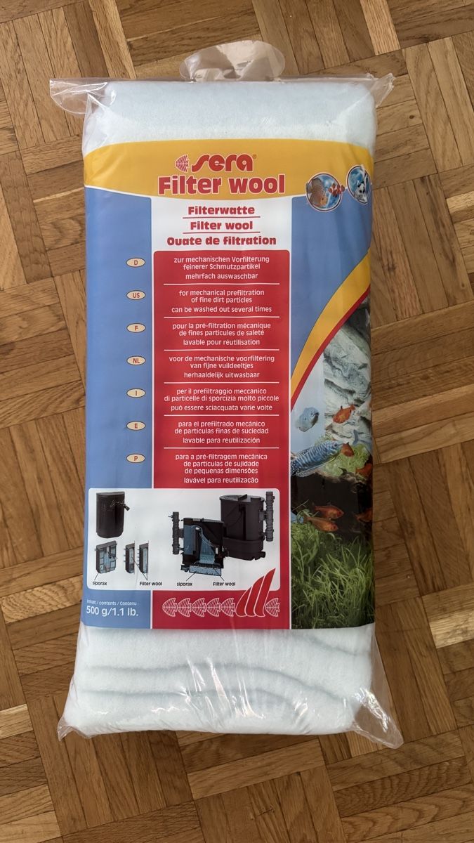 Filtri: Sera Filterwatte 500g - Neu und ungeöffnet – Nuovo e nell'imballaggio originale da Dübendorf venduto da lilmissprincess