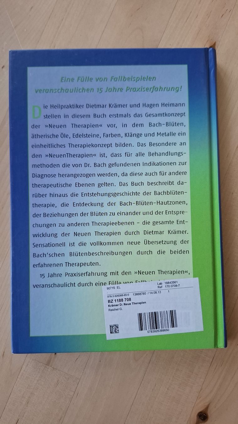 Bücher: Buch "Neue Therapien" – Neu (gemäss Beschreibung) aus Suhr von kal_9958 1