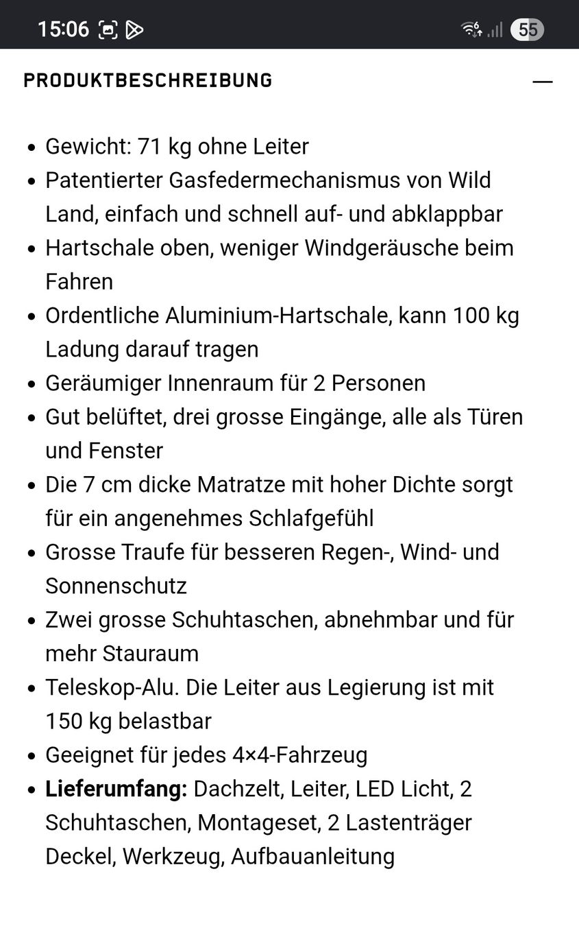 Zelte: Dachzelt Bushcruser 120 – Gebraucht aus Spiez von isr_8ybs 3