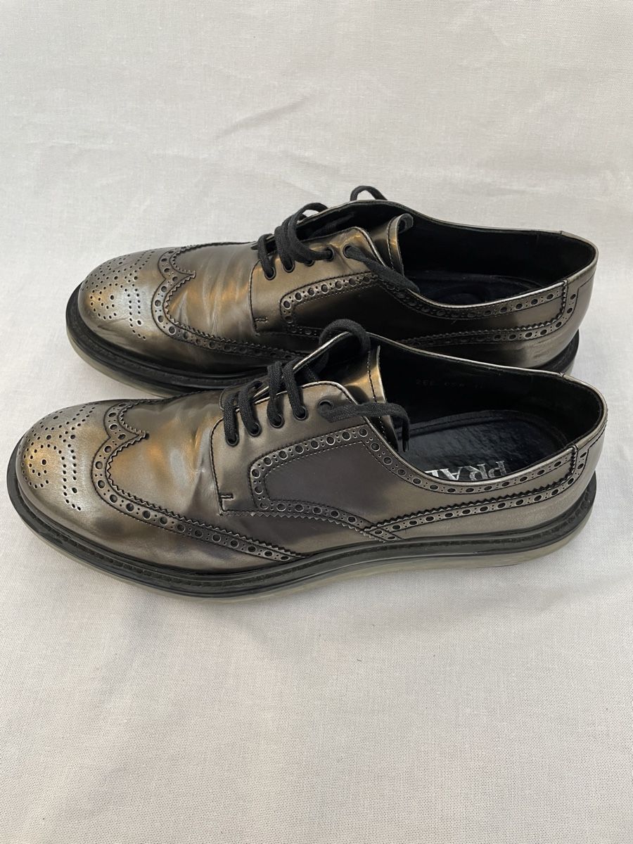 Scarpe per cavalli: PRADA DERBY. 10 / 45   HERREN – Usato da Zürich venduto da Danokiko 1