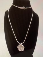 Zirkonia Anhänger Diamonfiere / Blume Anhänger / 925 Silber