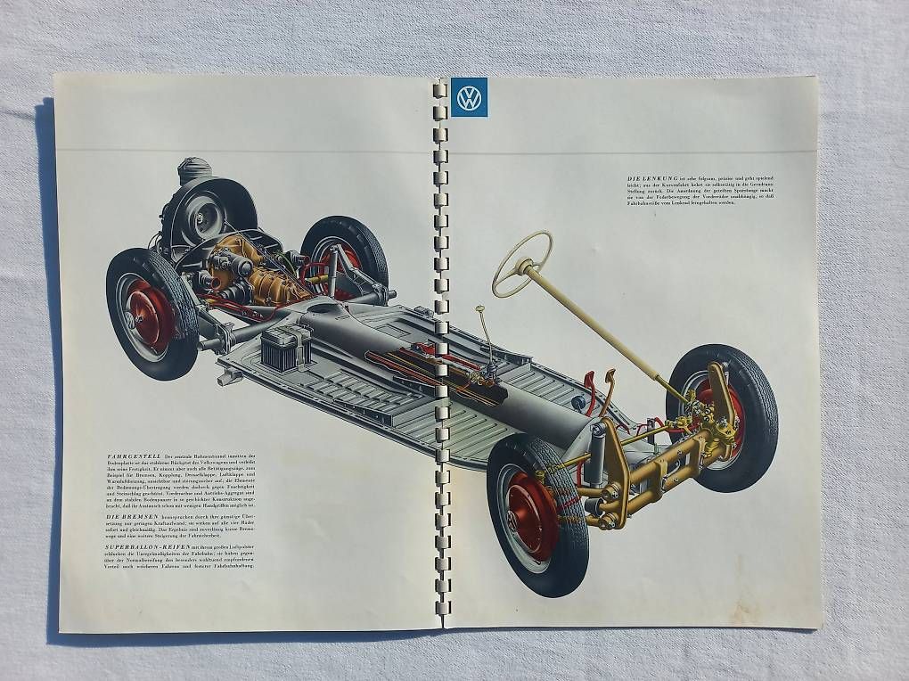 Documenti: VW Käfer Prospekt von ca.1955 – Usato da Frauenkappelen venduto da Chruetzhubel 3
