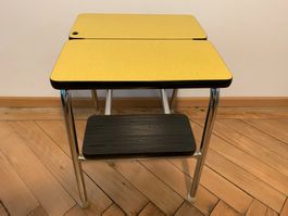 Vintage Kelco/ Formica 2-Tritt Hocker/ Tabourett
