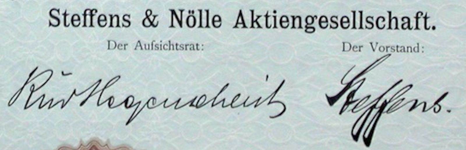 Dokumente: Steffens & Nölle AG, Berlin - 1907 – Gebraucht aus Solothurn von Sgasche 1