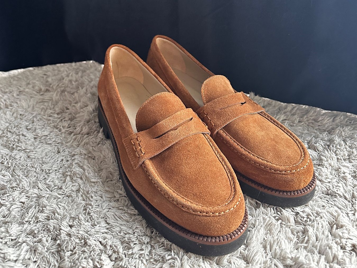 Scarpe da donna: Braune Wildleder Loafer - Day - Gr. 39 – Usato da Wauwil venduto da est_r5td