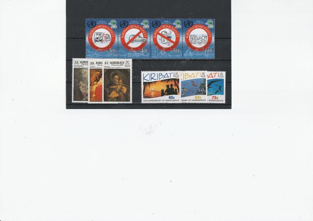 Prophila Collection Kiribati Briefmarken — 10 Verschiedene Marken, Für Sammler