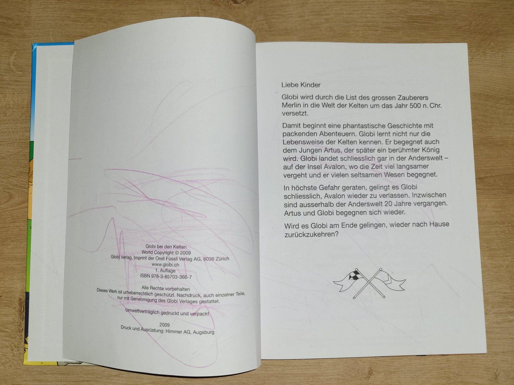 Bücher: Globi bei den Kelten; 1. Auflage 2009 – Gebraucht aus Niederuzwil von 333x333 2