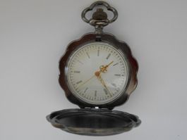 Herren Taschenuhr Quarz mit neuer Batterie