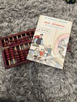 Seltener Chinesischer Abakus Rechner mit Buch
