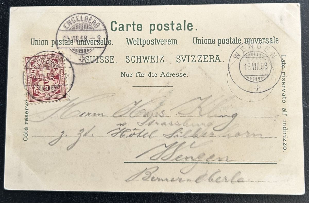 Cartes postales: Gruss aus Engelberg Litho  – D'occasion à Horw par Tellbub 1