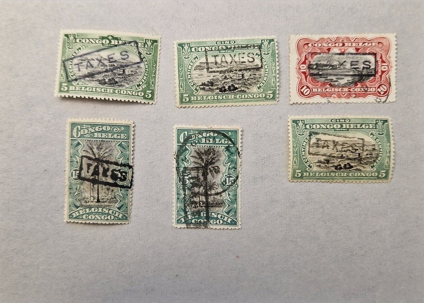 Alle Briefmarken: Briefmarken Belgisch-Congo mit Sonderstempel – Gebraucht aus Oberglatt ZH von Pacos2000