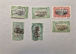 Briefmarken Belgisch-Congo mit Sonderstempel