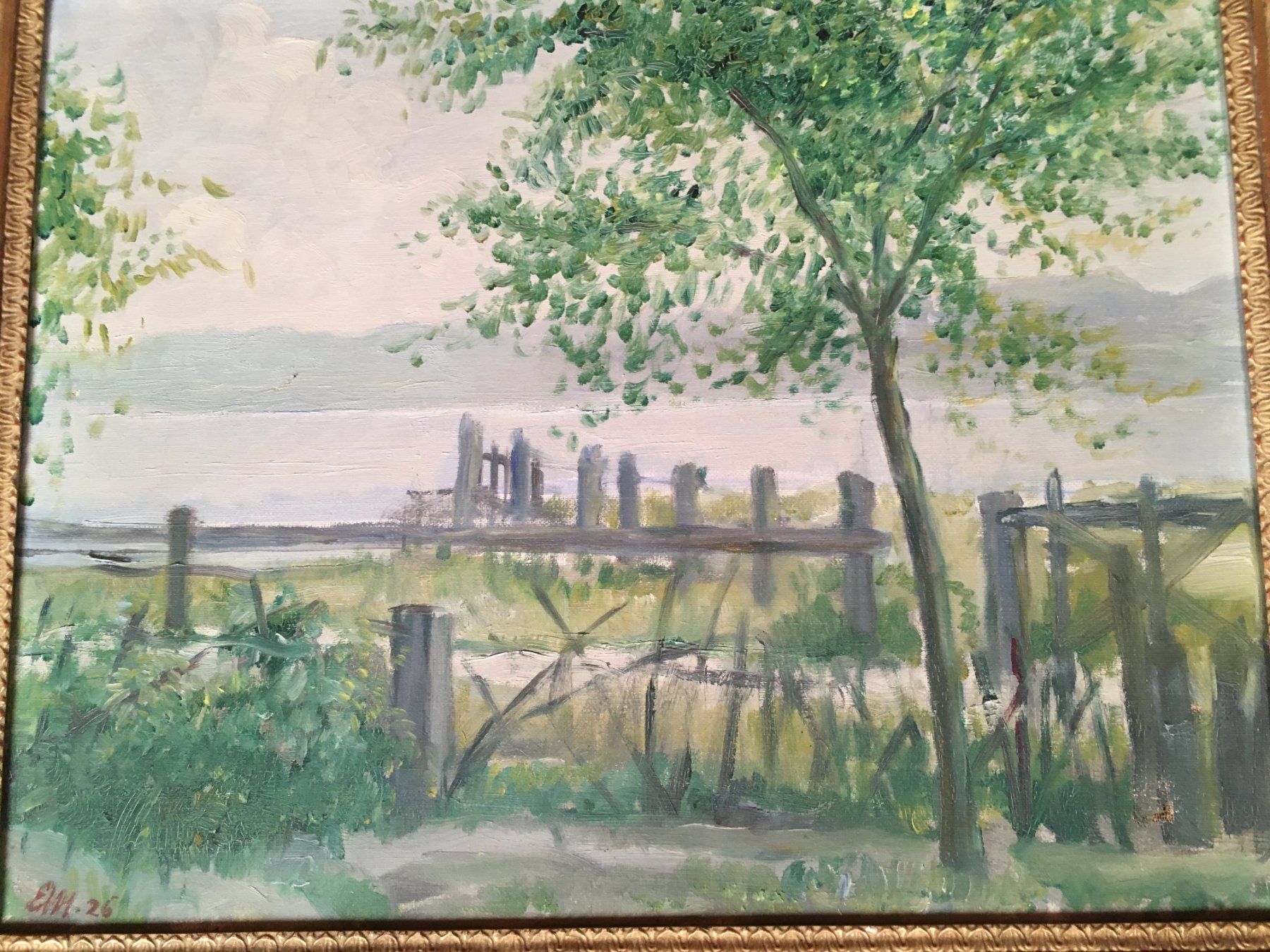 Tableaux: Seeufer, monogrammiert E.M. – D'occasion à Männedorf par Amleto3 1