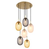 Pendelleuchte, Gold, 47 cm Ø