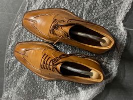 Galizio Torresi Lederschuhe cognac Gr. 40.5