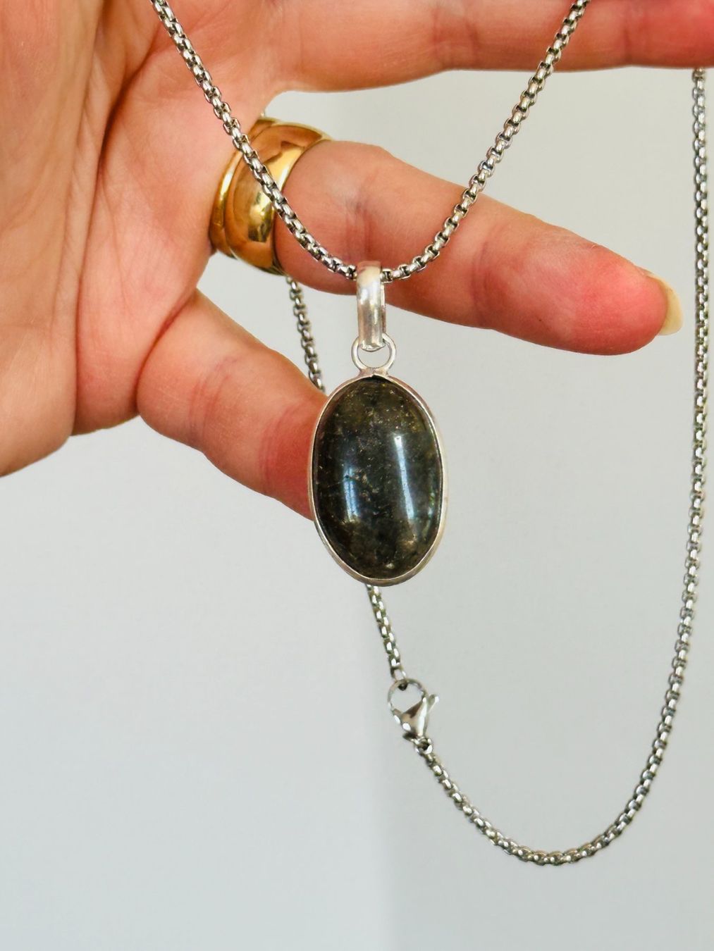 Catenine: Labradorite necklace – Nuovo e nell'imballaggio originale da Genève venduto da AGBERG 7