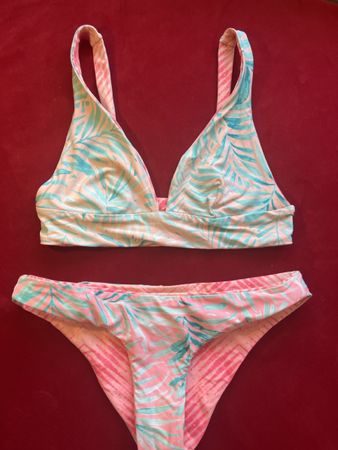 Rip Curl Bikini Set bedruckt Grösse S guter Zustand