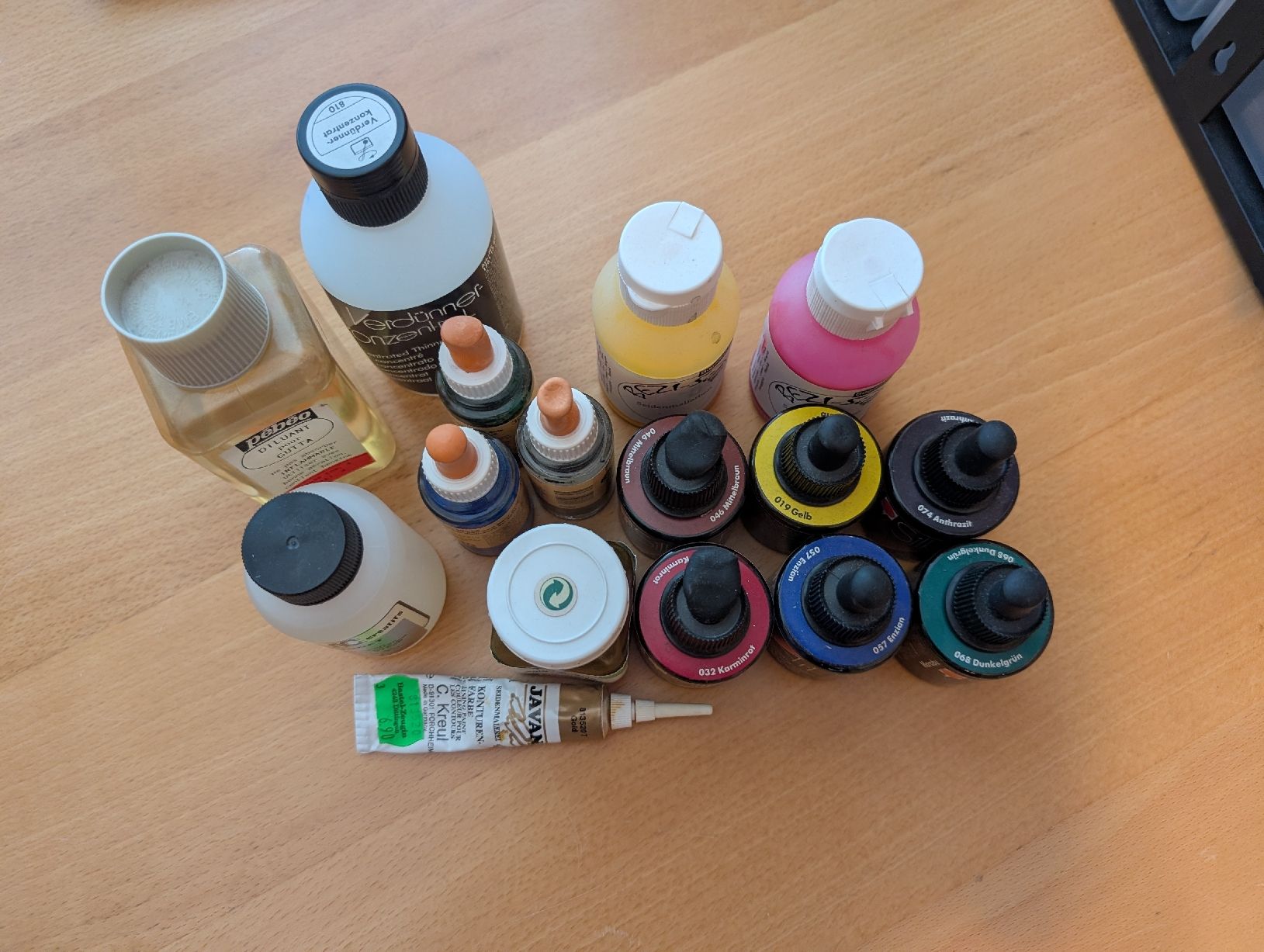 Kit bricolage: Material für Seidenmalerei – Usato da Bärschwil venduto da sch_p7g7 2