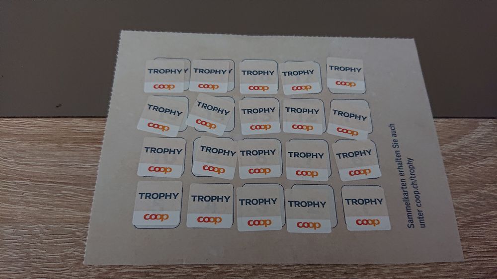 1 volle Coop Trophy Karte Kuhn Rikon (Neu (gemäss Beschreibung)) in ...