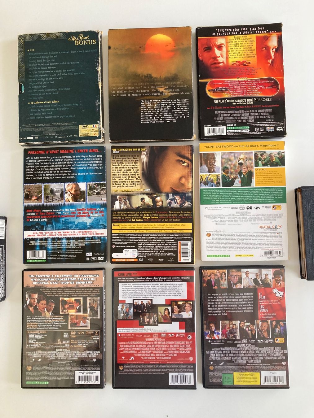 Tutti i DVDs: Lots de 9 DVD d’occasion. – Usato da Bassecourt venduto da CALUMET-X 2