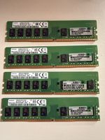 4× Samsung / HPE 8 GB DDR4 ECC RAM – 32 GB gesamt