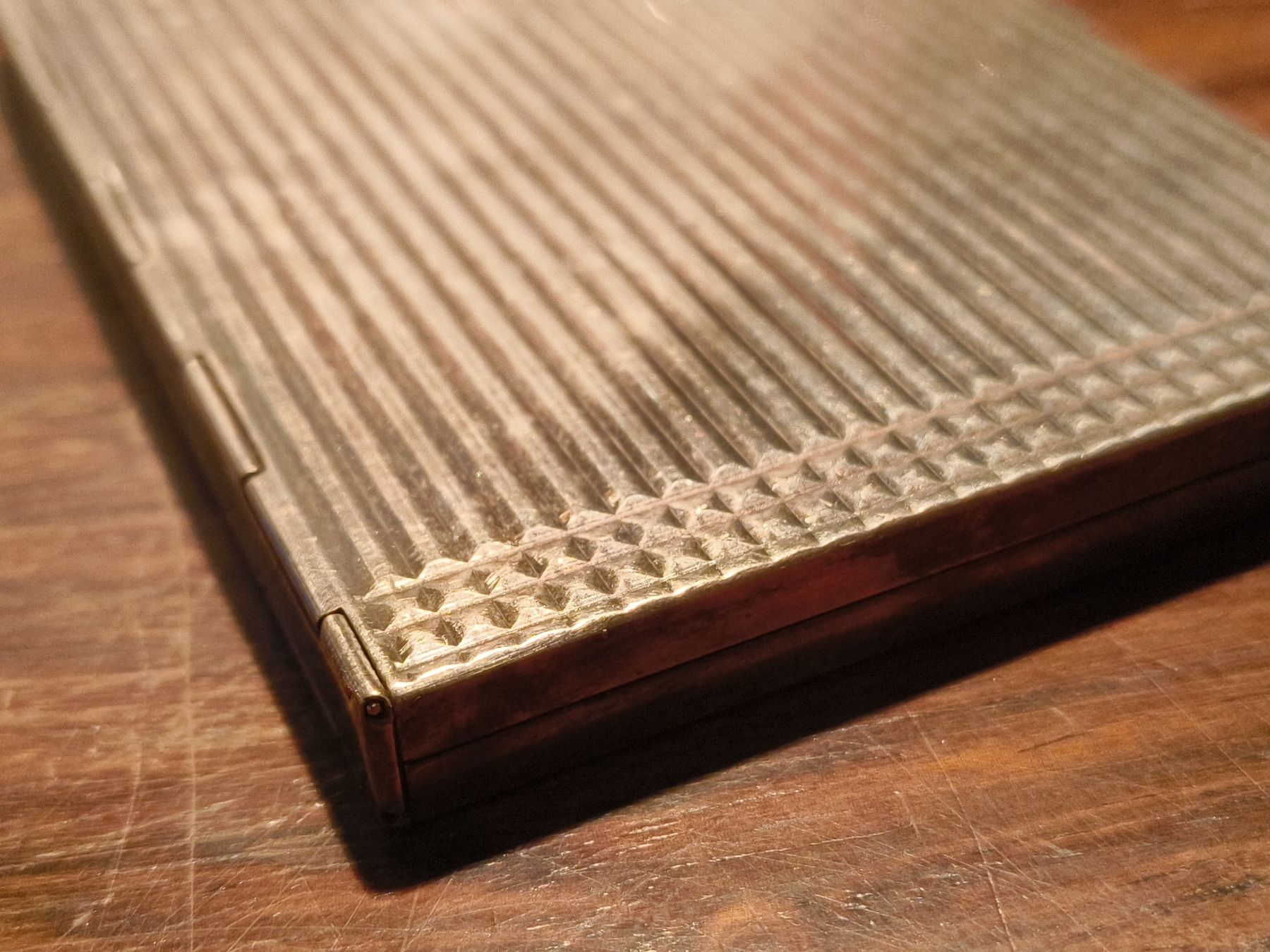 Altri Prodotti per fumatori: Thorens Zigaretten Etui Dose versilbert Midcentury Suisse – Usato da stettlen venduto da VintageBern_ch 3