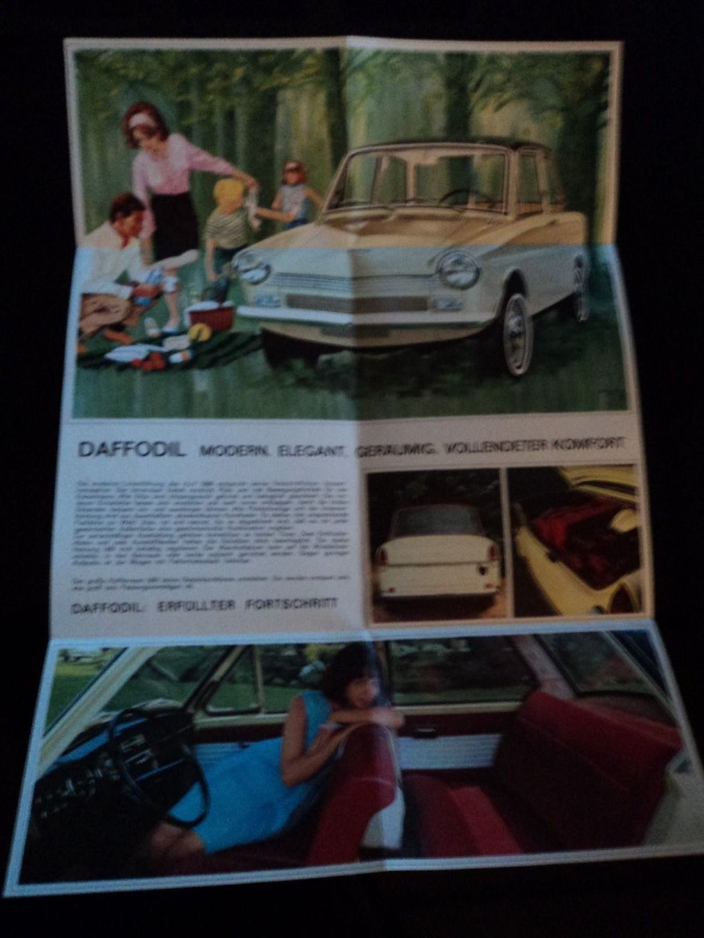 Daf Documenti: Prospekt DAF Daffodil 1966 – Usato da Schwarzenburg venduto da modelCARama 2
