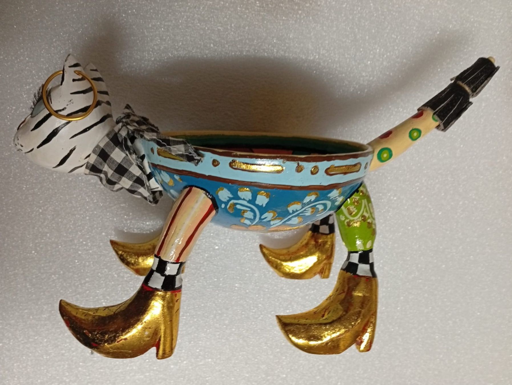 Toms Drag Statuette: Toms Drag Katze mit Schale-Figur – Usato da Rheinfelden venduto da Pit666 1