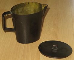 Teekanne Design Entwurf, Art déco, Messing, um 1930-1950