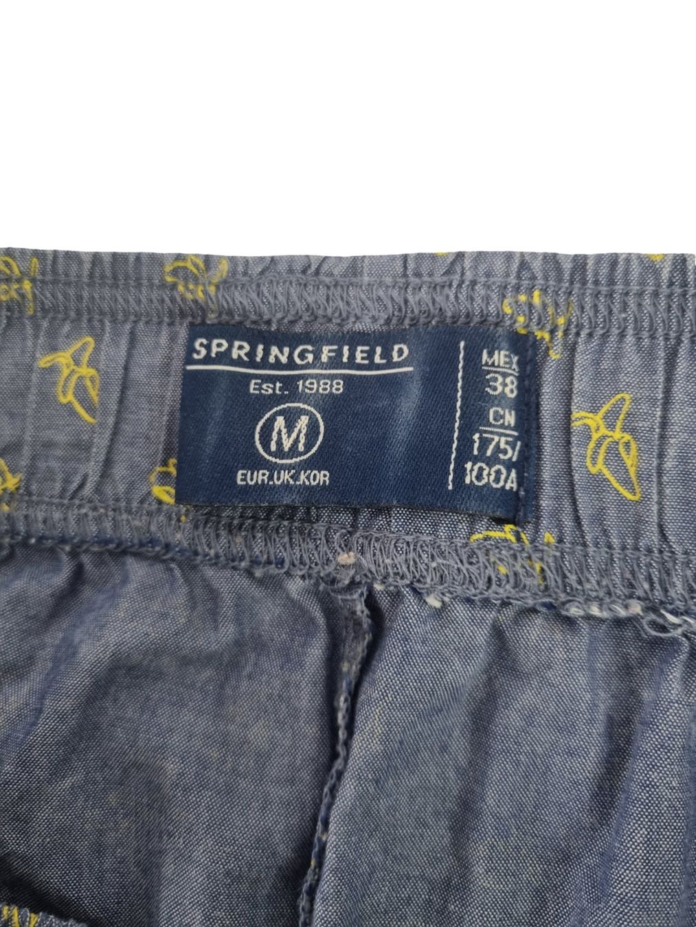 Pantaloni: SPRINGFIELD Shorts blau Bananen Muster – Usato da Wangen b. Olten venduto da Restwert_Wangen 2