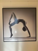 Framed Black &White Nude Art Print, 102x102cm — Sleek, Moder